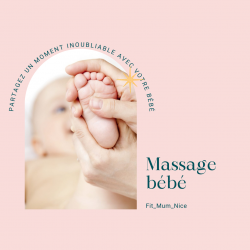 1h Aterlier Massage EXPERT  bébé cours individuel 0 à 6 mois