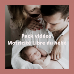 Pack vidéo Motricité lIbre du bébé, lutte contre la tête plate de bébé