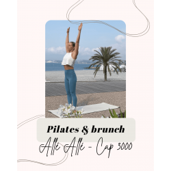 Pilates & brunch, samedi 29 juillet, 9h/11h, Allé Allé Cap 3000