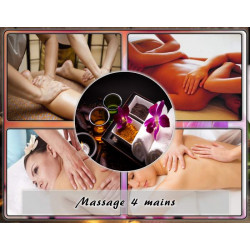 Massage Crystal Touch 4 Mains -  1H30- Nice ou Beausoleil